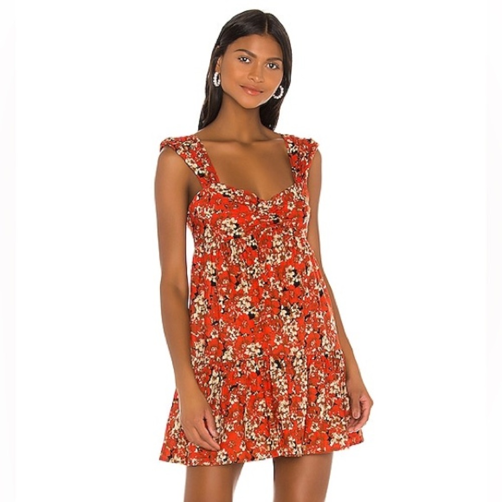 Free People Pattern Play Mini Dress